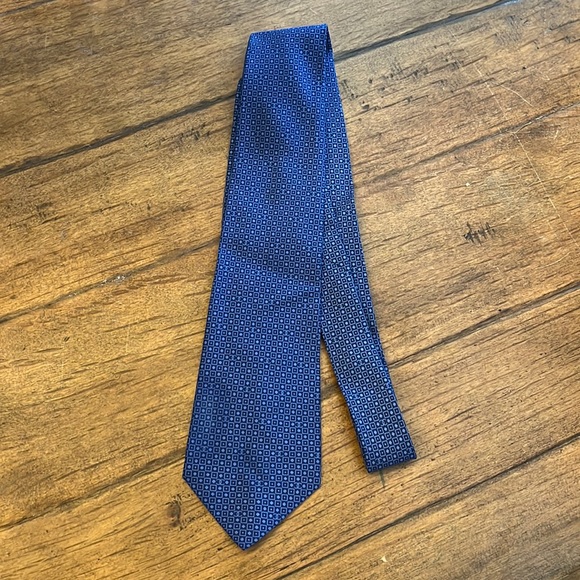 [Chanel] 100% silk men’s blue tie - Picture 1 of 3